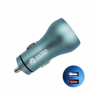 Auto lādētājs USB 2.0+ USB 3.0: 12V-24V, 30W, QC3.0