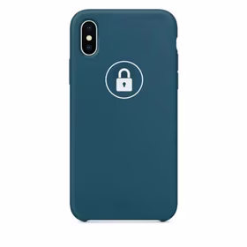 Phone Maciņš "Silicone Maciņš" priekš iPhone X / Cosmos Zils / in package