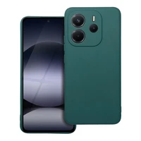 Matēts viedtālruņa apvalks XIAOMI Redmi Note 14 4G (GLOBAL - 164,84mm x 78,15mm x 8,16mm) tumši zaļš