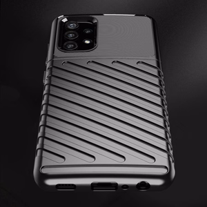 Thunder Case elastīgs izturīgs izturīgs apvalks TPU viedtālruņa apvalks Samsung Galaxy A72 4G zaļš