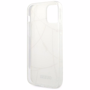 Viedtālruņa apvalks - iPhone 12 mini 5.4" - balts/balts ciets Saffiano