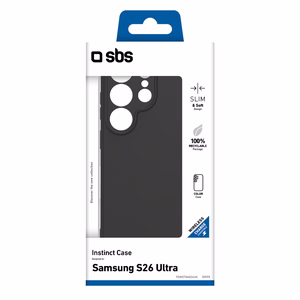 SBS Instinct maciņš priekš Samsung Galaxy S26 Ultra melns