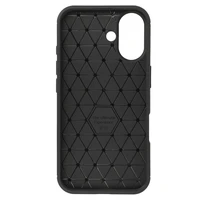 Tel Protect Carbon Elite maciņš iPhone 16 melns