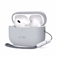 Tech-Protect silikona apvalks Apple AirPods Pro 1 / 2 - pelēks