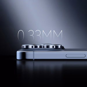 Rock rūdīts stikls Pure Series kameras objektīvam priekš iPhone 17 Pro / 17 Pro Max 3 gab sudrabs
