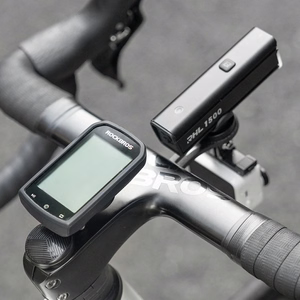 Rockbros WT-2 velosipēda datora turētājs ar vietu AirTag – melns