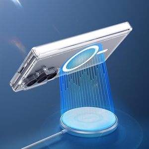 Ar MagSafe saderīgs DUX DUCIS CLIN MAG maciņš SAMSUNG Z Fold 8, caurspīdīgs