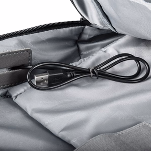 Modecom SMART 15 mugursoma, melna/pelēka, poliesters
