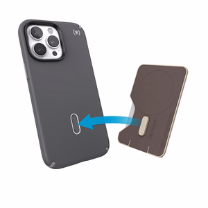 Speck ClickLock magnētiskais maks MagSafe sistēmai, “Pale Oak / Dark Umber” krāsā