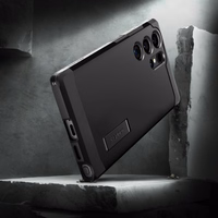 Spigen Tough Armor viedtālruņa apvalks Samsung Galaxy S24 Ultra - melns