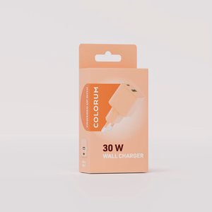 COLORUM wall lādētājs USB-A + USB-C PD 30W CLS30-AC-14 x persiku Fuzz