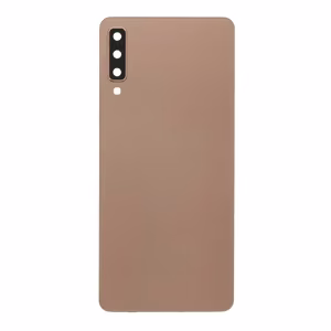 Aizmugurējais vāciņš Samsung A750 A7 2018 auksinis (su kameros stikliuku) OEM