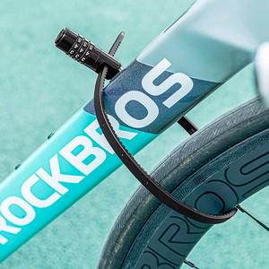 Rockbros 3240001001 0.5 m velosipēda slēdzene ar kodu - melna