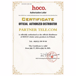 HOCO bezvadu austiņa bluetooth TWS EQ24 pusnakts melna