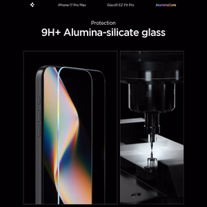Spigen Glas.TR EZ Fit Pro rūdītais stikls iPhone 16 Pro Max / 17 Pro Max - caurspīdīgs