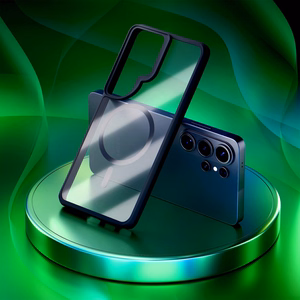 3mk Satin Armor MagCase for Samsung Galaxy S26 Ultra - caurspīdīgs melns
