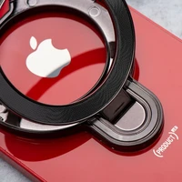 Viedtālruņa statīvs Circle - uzlīmējams - melns