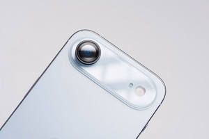 Camera glass to iPhone 17 Forcell Premium light blue