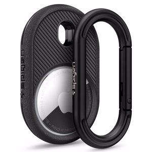 Spigen Vault apvalks Apple AirTag ierīcei – matēta melna