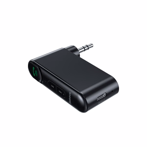 OS-Baseus BSBA-02 AUX Bezvadu audio uztvērējs melns