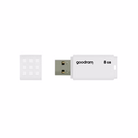 Goodram zibatmiņa 8GB USB 2.0 UME2 balta