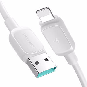 Joyroom Multi-Color Series A14 Lightning / USB-A 2.4A 1.2 m кабель - белый
