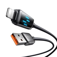 Mcdodo CA-5250 USB-A-uz Lightning kabelis, LED displejs, 1,2 m