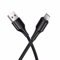 Kabelis USB A uz Micro USB Hoco 2,4A 1 m X120 melns