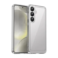 Kosmosa apvalks ar želejas rāmi Samsung Galaxy S25+ - caurspīdīgs