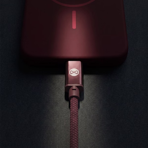 Forever Vibe kabelis USB-C - USB-C 1,0 m 60W bordo
