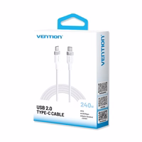 Vention USB 2.0 5A 240W 1m BK USB-C to C cable