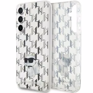 Karl Lagerfeld KLHCS23FEHNCMKLT S23 FE S711 caurspīdīgs cietais apvalks monogramma Choupette