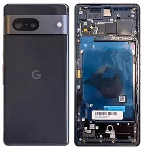 Aizmugures vāks Google Pixel 7 melns oriģināls (lietots Grade C)
