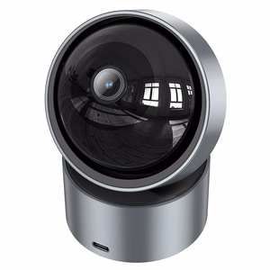 Iekštelpu kamera Hoco regulējama divās plaknēs 3MP Full HD D5 sudraba
