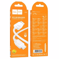 Kabelis USB A uz USB C Hoco 3A 1 m X113 balts