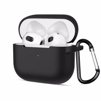 Tech-Protect Icon Hook viedtālruņa apvalks AirPods Pro 1 / 2 - Melns