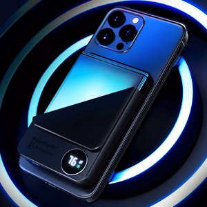 3mk HARDY MagSynergy Ni+ 5 000mAh 22.5W Portatīvais lādētājs ar USB 1C1L - melns