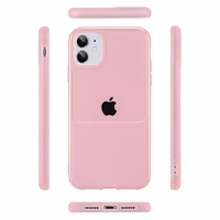 TEL PROTECT loga viedtālruņa apvalks Iphone 12 Mini rozā