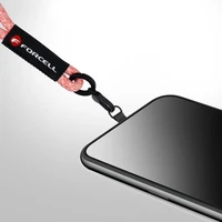 FORCELL F-DESIGN R10X40 rokas telefona siksniņa ar regulējamu garumu (maks. 20cm cilpā) rozā balta