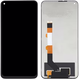 LCD ekrāns Xiaomi Redmi Note 9T 5G ar skārienekrānu melns ORG
