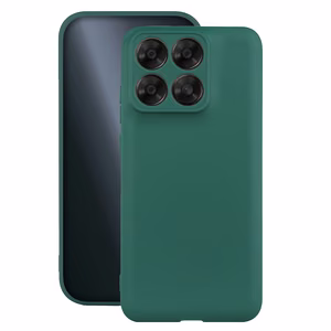 Матовый TPU чехол для Motorola Edge 70 Fusion тёмно-зелёный