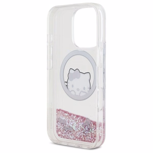 Hello Kitty Šķidrais Spīdums Sweet Kitty Bows Magnētiskais Viedtālruņa apvalks iPhone 16 Pro Max - Balts