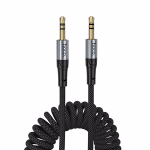 Kabelis AUX Jack 3,5 mm uz Jack 3,5 mm Hoco 1,5 m UPA33 melns