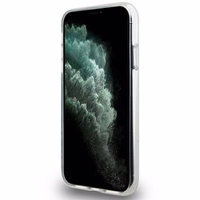 DKNY IML mono un svītras magnētiskais viedtālruņa apvalks iPhone 11 / Xr - rozā