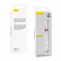 Blavec universāla pulksteņa siksna SB-01 Active silikona balta