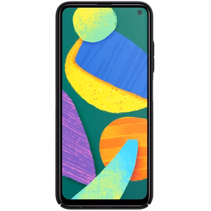 Nillkin Super Frosted Shield vāciņš ierīcei Samsung Galaxy F52 5G, melns