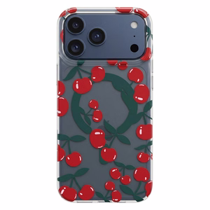 Cherry Mag maciņš paredzēts iPhone 17 Pro / 18 Pro 6,3'' caurspīdīgs