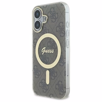 Guess IML 4G MagSafe futrālis iPhone 16 Plus - Brūns