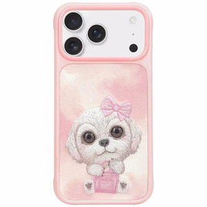 NIMMY чехол BIG EYED PET 2.0 Dog для iPhone 17 Pro Max розовый