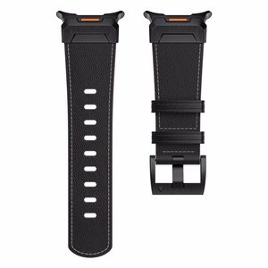 TECH-PROTECT DELTA PRO кожаный ремешок Samsung Galaxy Watch Ultra (47 MM) черный